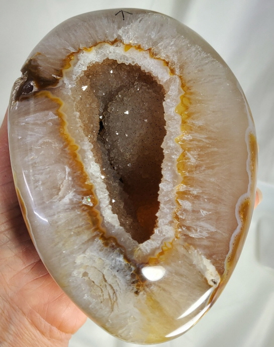 아게이트 원석 지오드