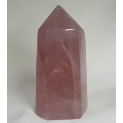 색감 좋은 장미수정 육각주