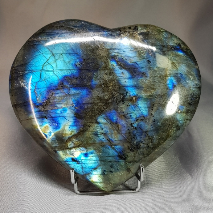 빛좋은 라브라도라이트 큰하트형