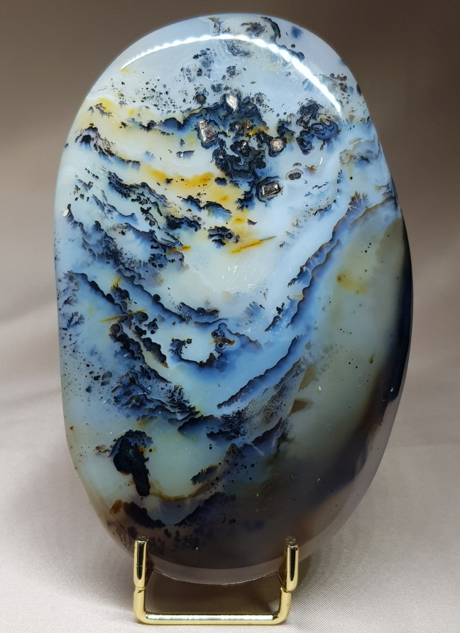 덴드리틱 아게잍,(그림 마노) 원석