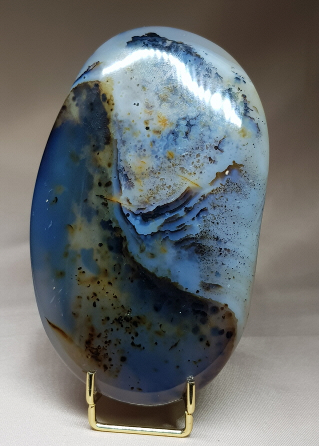 덴드리틱 아게잍,(그림 마노) 원석