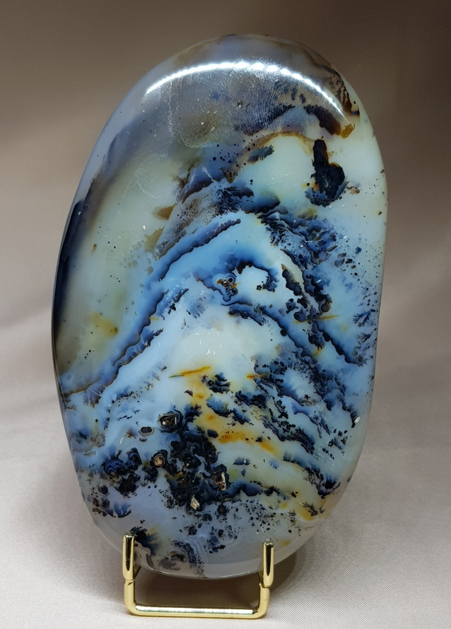 덴드리틱 아게잍,(그림 마노) 원석