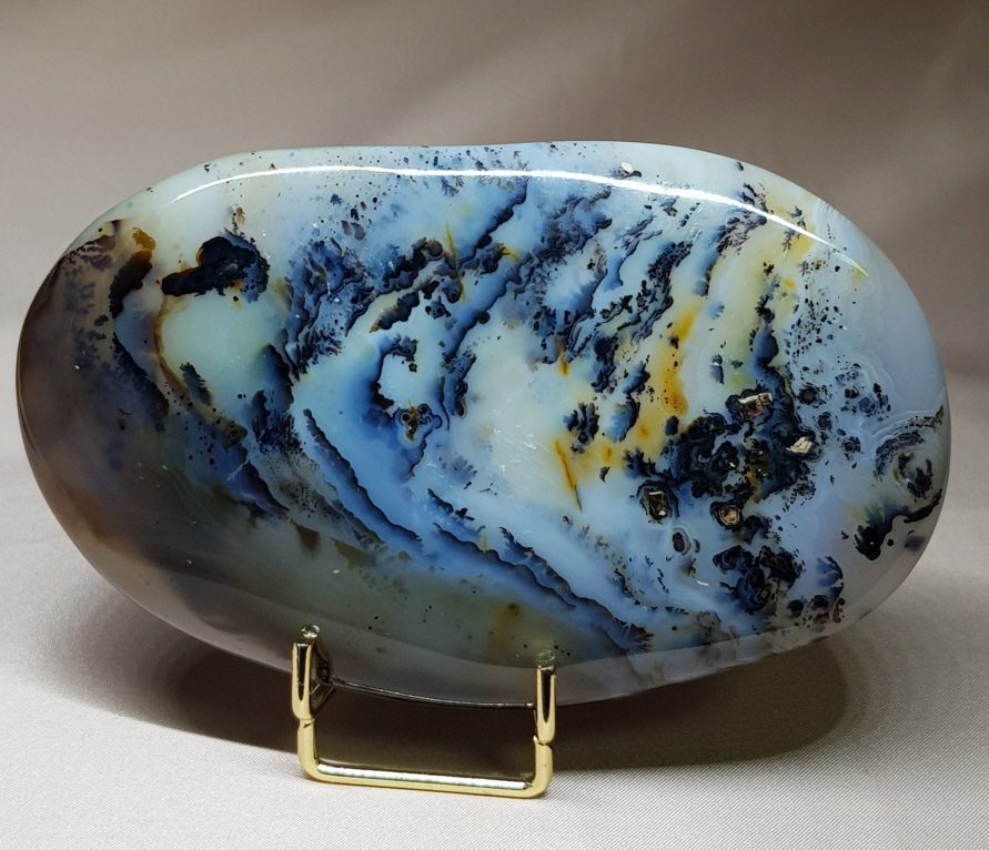 덴드리틱 아게잍,(그림 마노) 원석