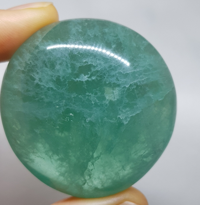 그린 플로라이트 작은 원석