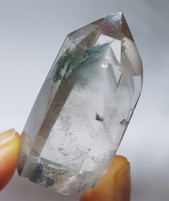 녹색 클로라이트 팬텀 육각주