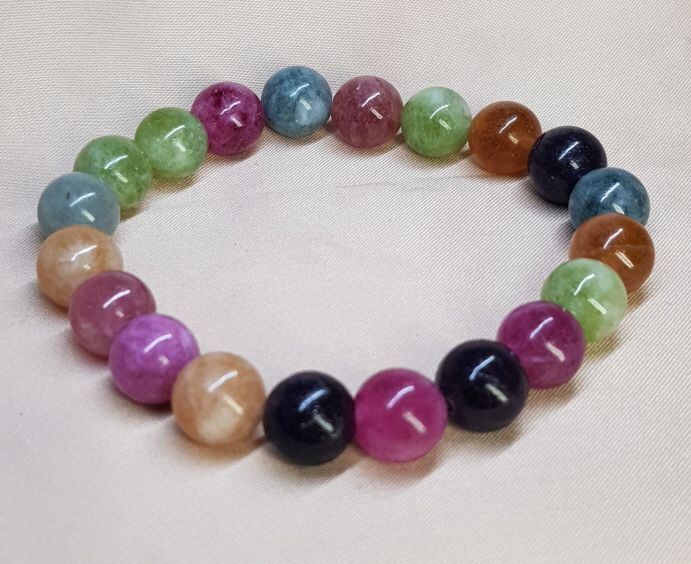 칼라 투어머린 10mm 팔찌